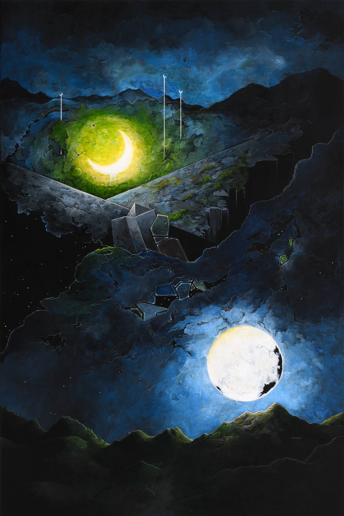 Pale Imitation - ORIGINAL PAINTING