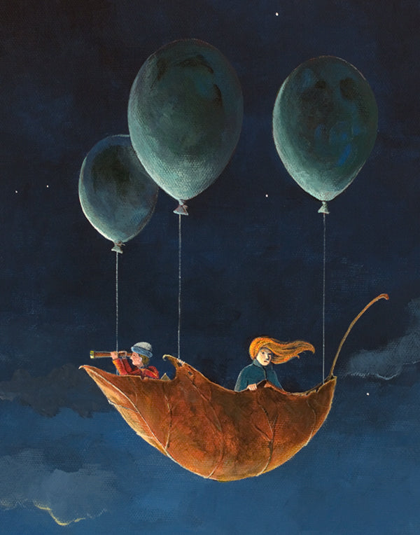 Penelope and the Airship - Fine Art Print