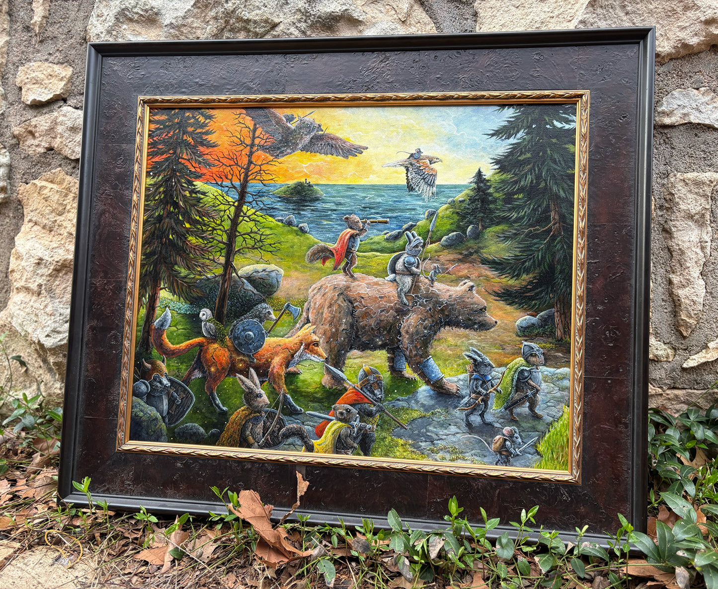 March to the Sea - ORIGINAL PAINTING