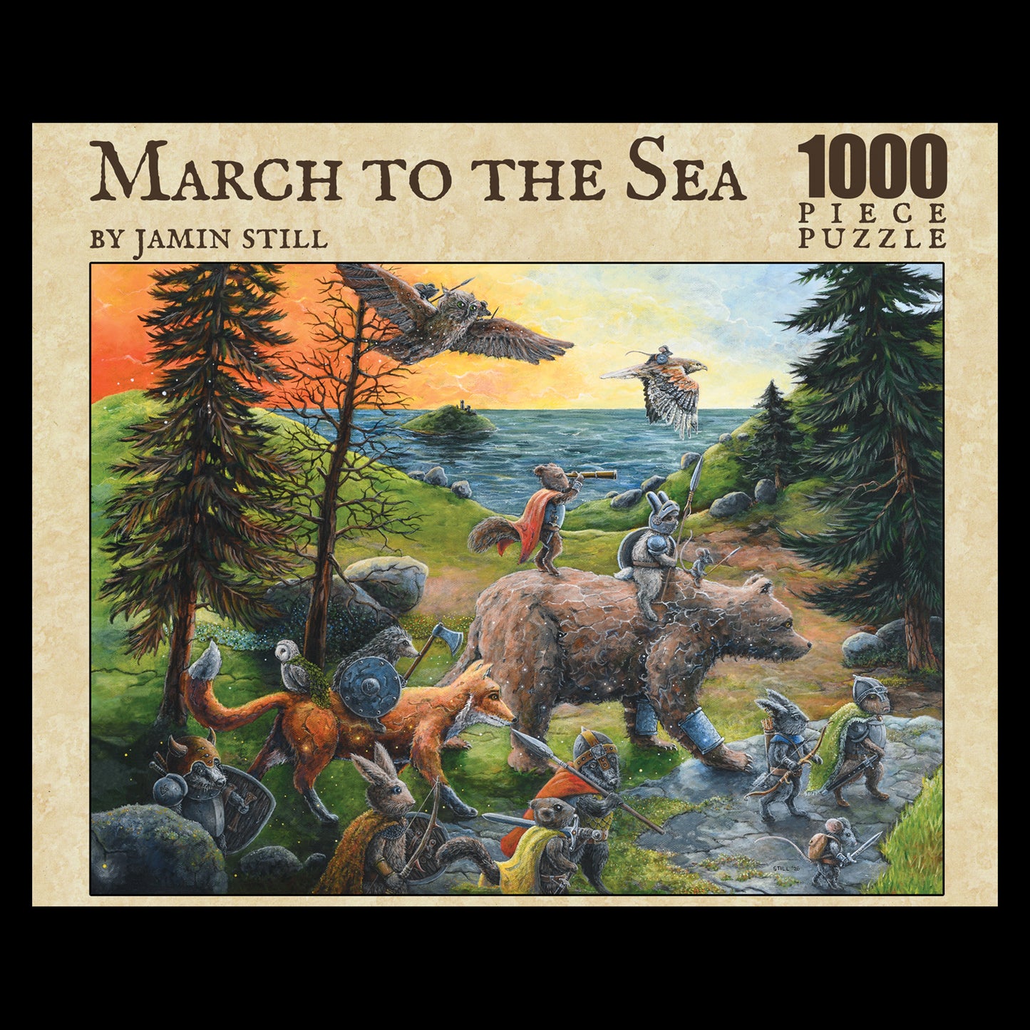 March to the Sea 1000 piece Jigsaw Puzzle
