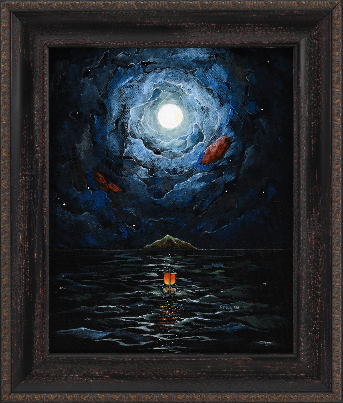 Moon Guide III - ORIGINAL PAINTING