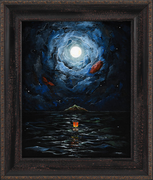 Moon Guide III - ORIGINAL PAINTING