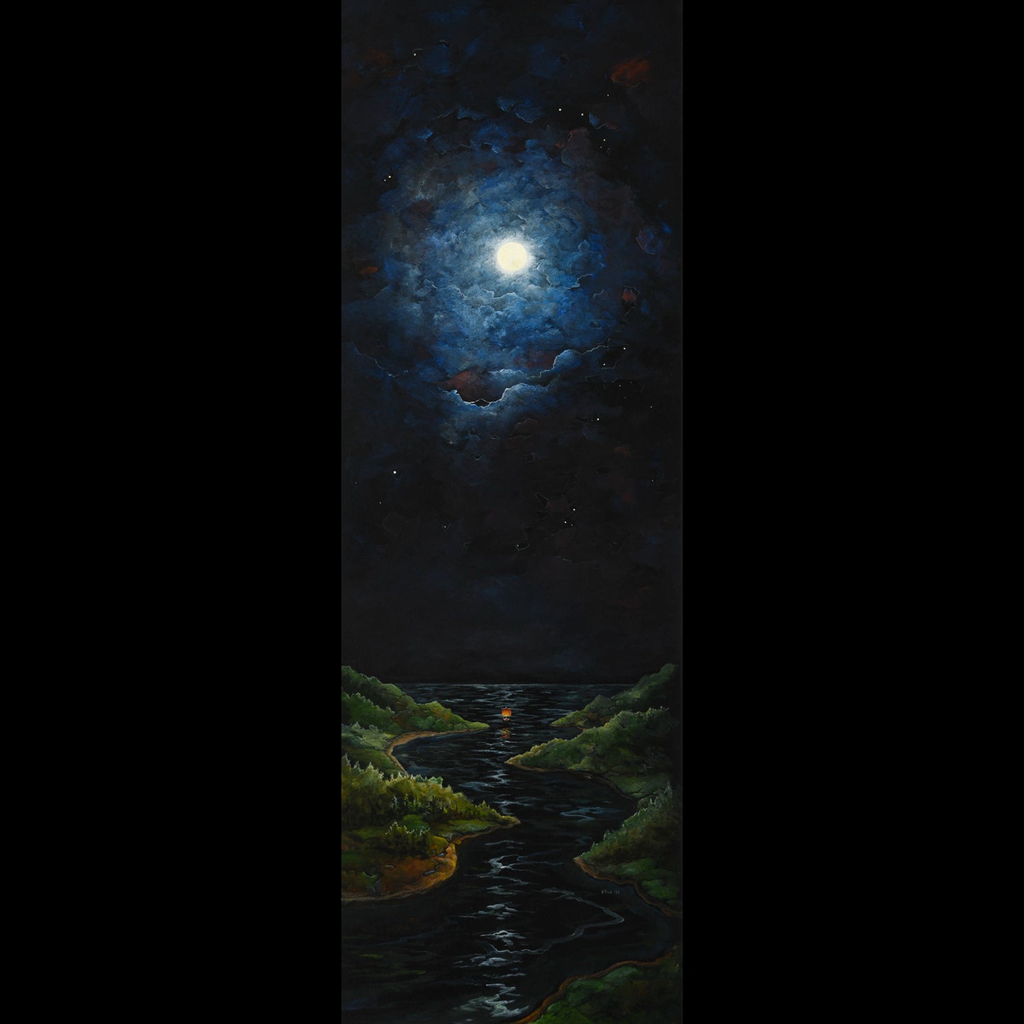 Moon Guide - ORIGINAL PAINTING