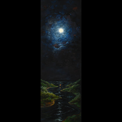 Moon Guide - ORIGINAL PAINTING
