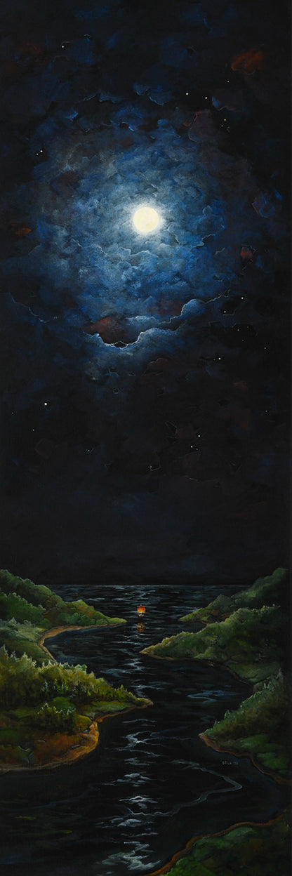 Moon Guide - ORIGINAL PAINTING